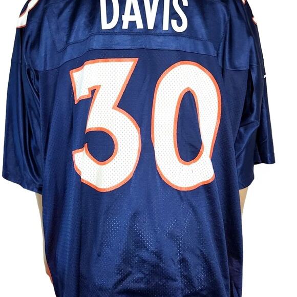 Terrell Davis Denver Broncos Vintage Nike Team NFL Jersey Blue 2XL - Picture 1 of 6